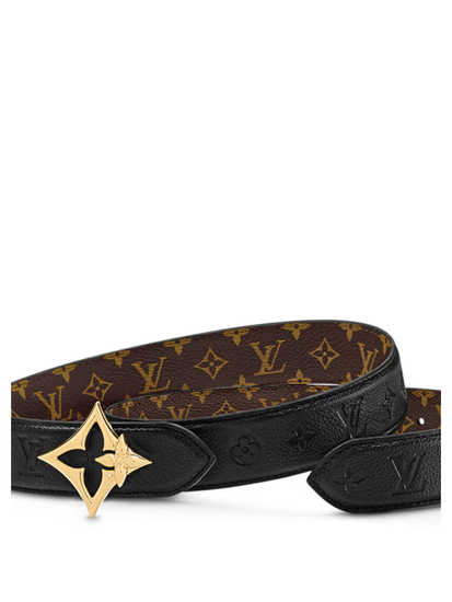 Двухсторонний ремень Louis Vuitton Flowergram 30 мм