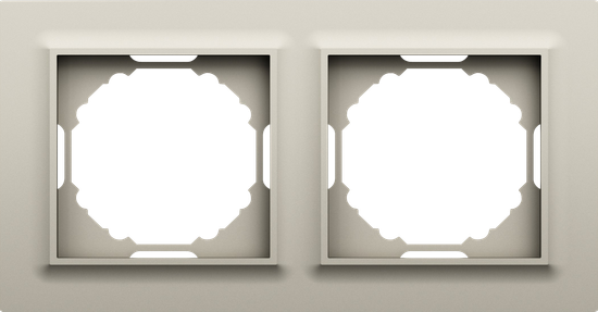 Рамка 2-я,  Wave матовый кашемир,  серия A07