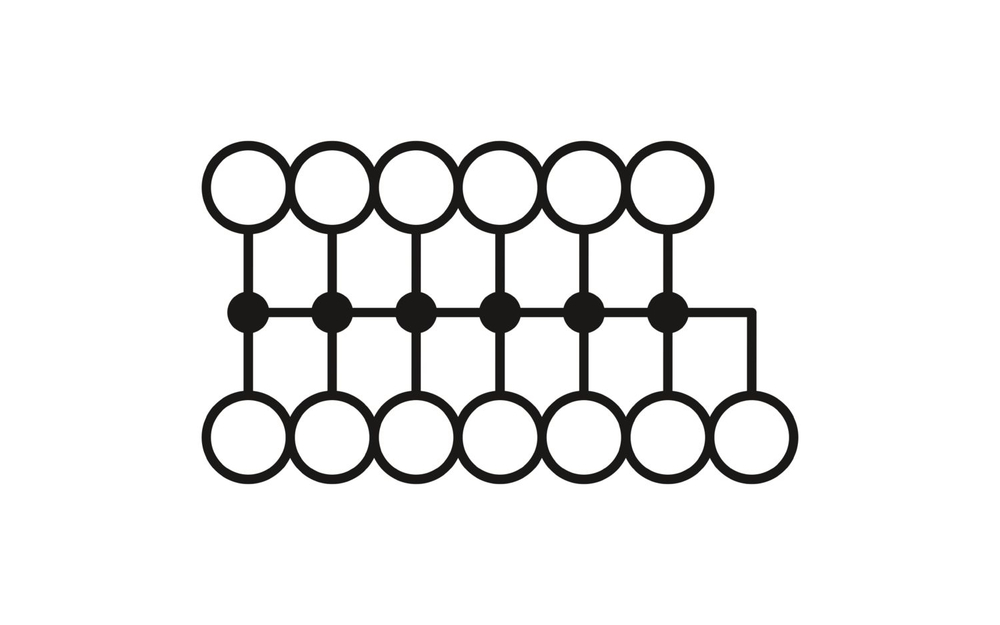 1046974 - PTFIX 4/12X1,5-G BU - Распределительный блок