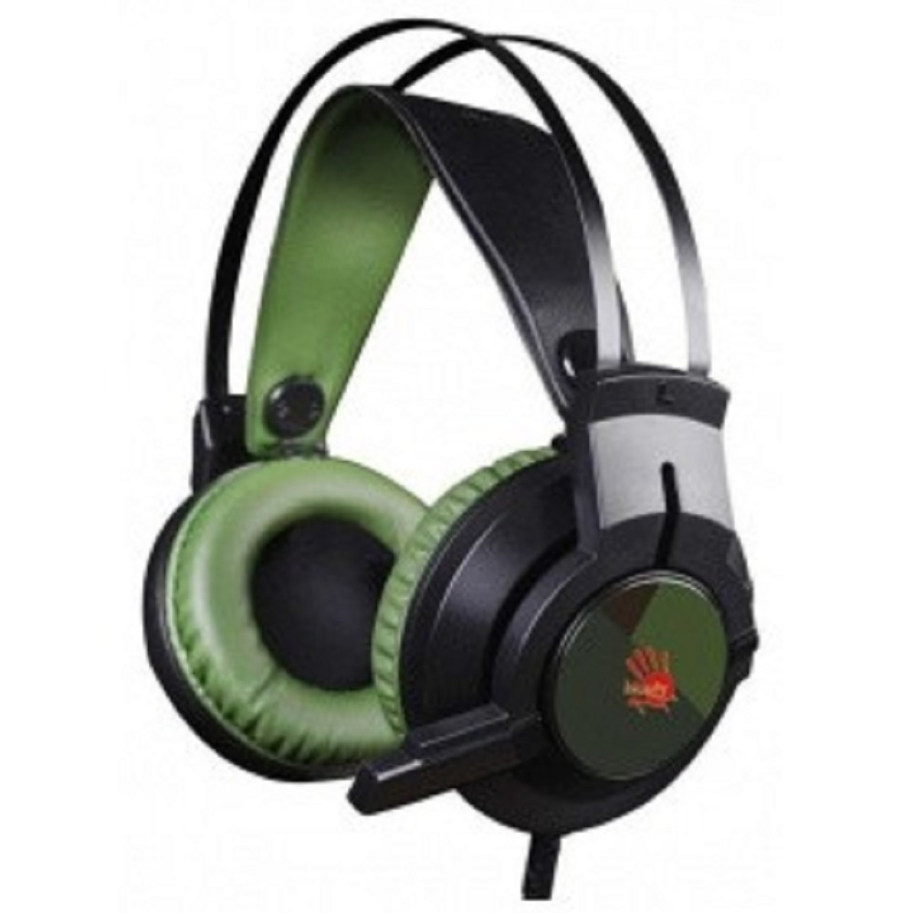 Гарнитура A4 Bloody J450 черный/зеленый 2.2м мониторы оголовье