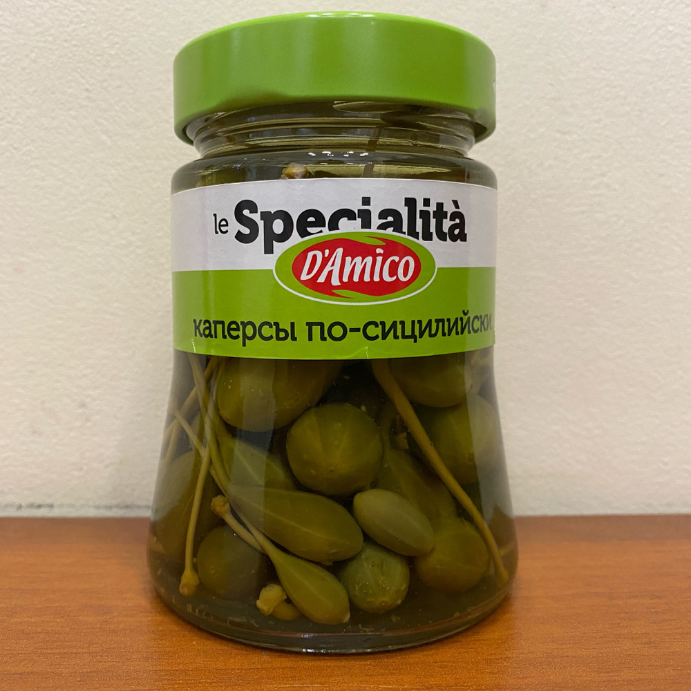 Каперсы по-сицилийски Damico Sicilian style 290 гр Италия