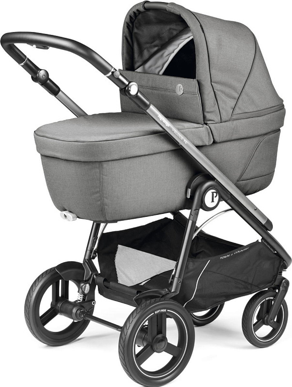 Коляска 3 в 1 Peg Perego Veloce TC Belvedere Lounge Mercury