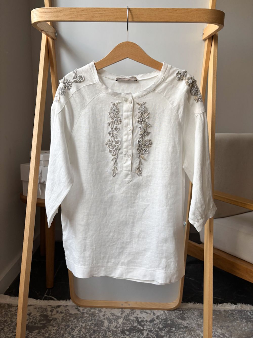 Льняная блузка Ermanno Scervino, 128