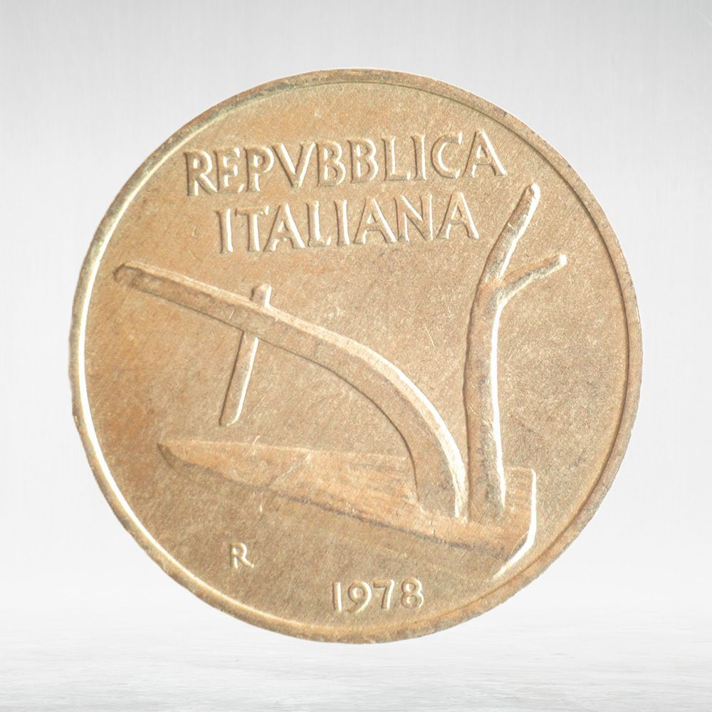 Italy 10 Lire 1978 R, VF