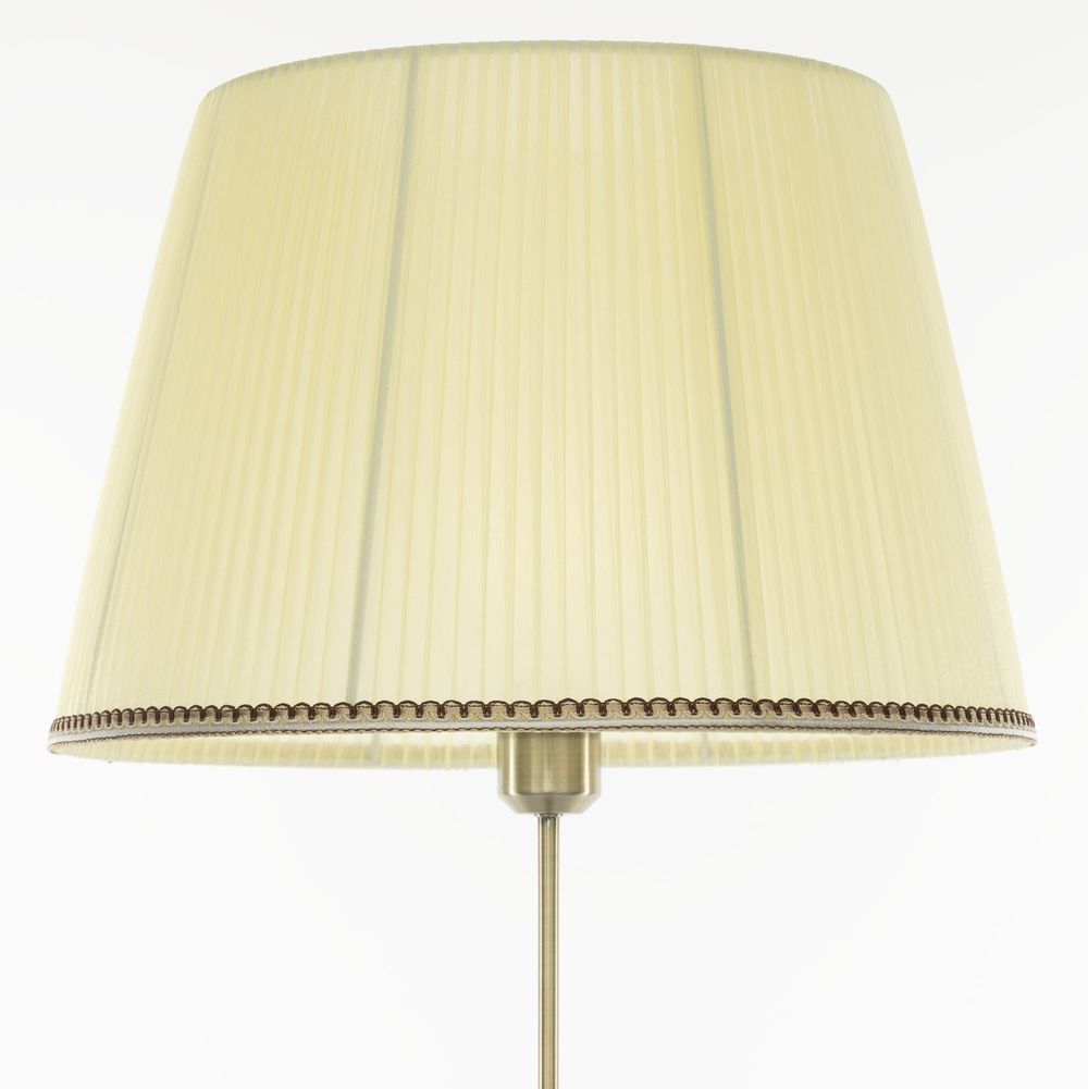 Citilux Линц CL402983T Торшер бронза со столиком и кремовым абажуром