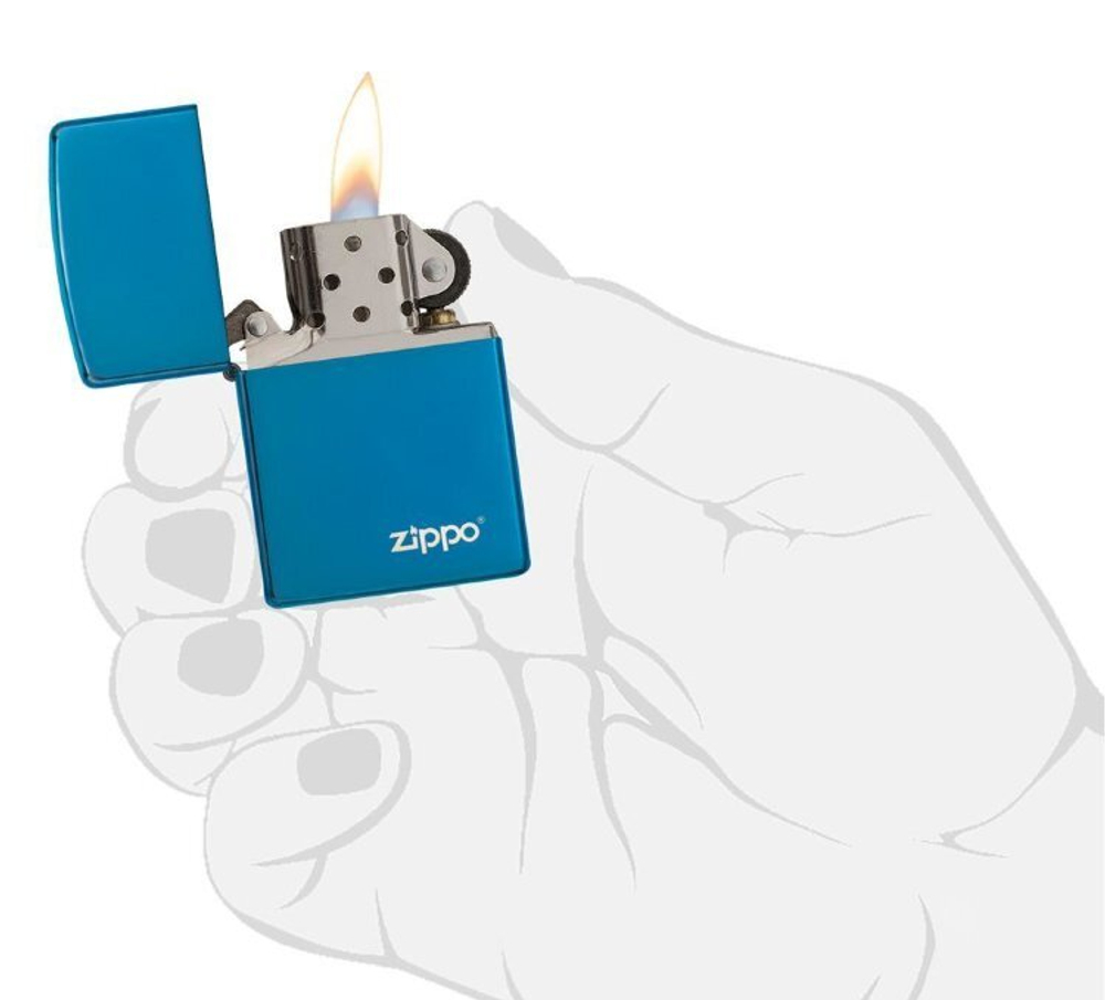 Зажигалка ZIPPO 20446ZL Sapphire™ Zippo Logo