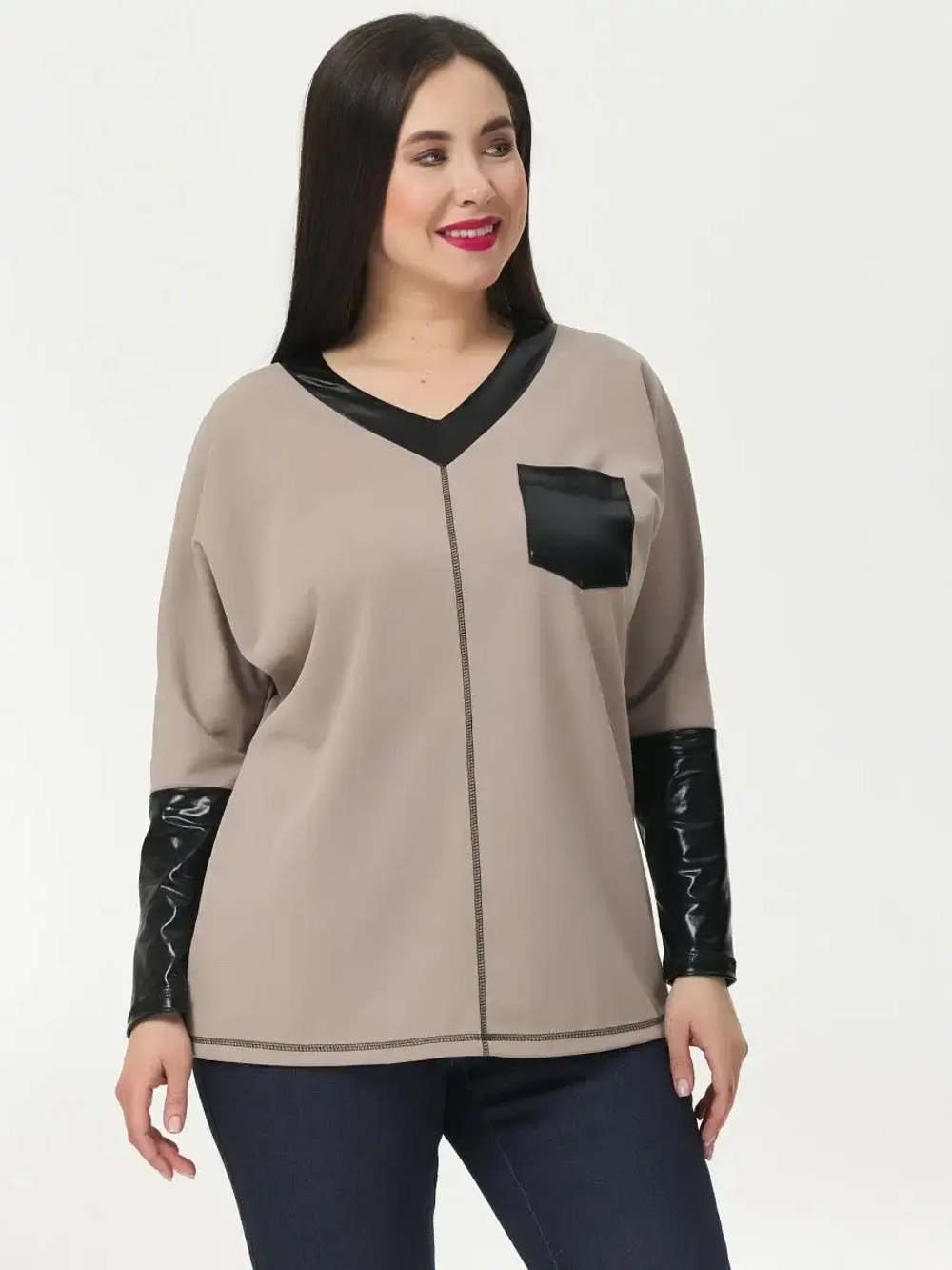 Блузка повседневная офисная