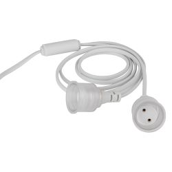 Патрон ЭРА FITO-Holder G13 IP65 mini для ламп FITO до 600 мм 2хG13 с выключателем, вилкой 1.5 м