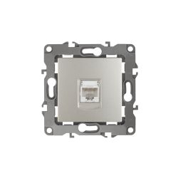 Розетка ЭРА Серия 12 12-3107-15 информационная RJ45 IP20 перламутр