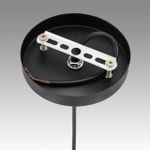 8057/1A SUSPENTIONI LN26 395 черный/смоки металл/стекло Подвесной светильник E27 1*60W 220V ELENIKA