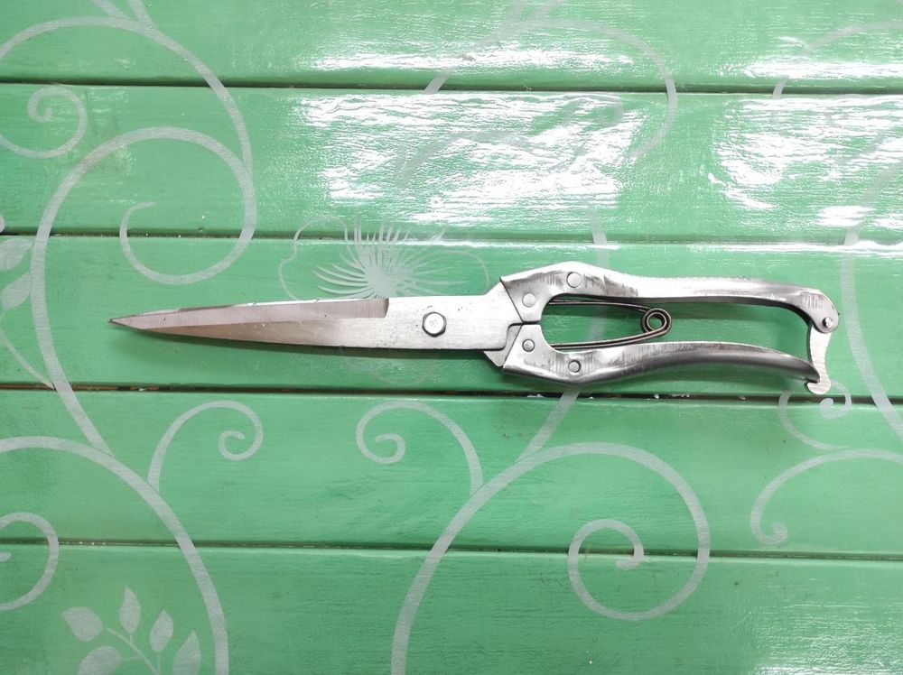 Ножницы для стрижки шерсти у овец, на пружине