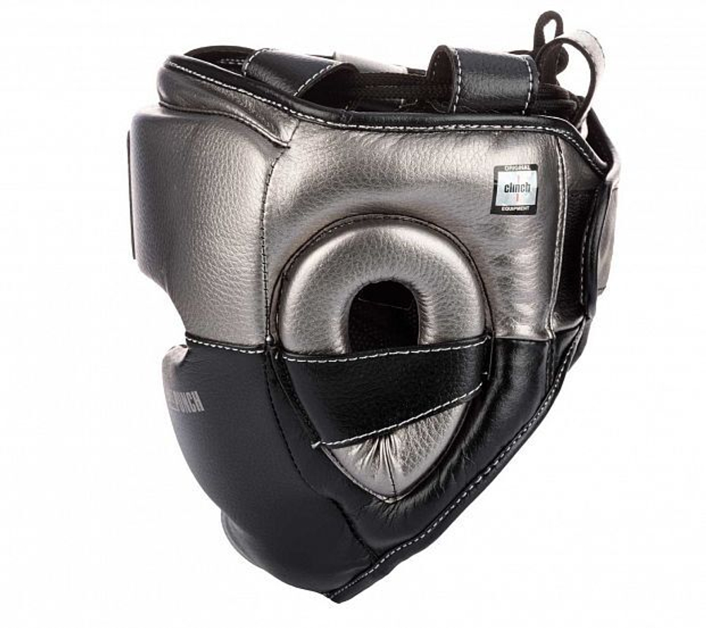 Шлем боксерский Clinch Punch 2.0 Full Face черно-бронзовый C148