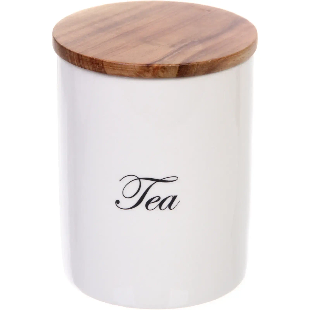 Банка для хранения керамическая «White magic» 650мл 10*13см для чая