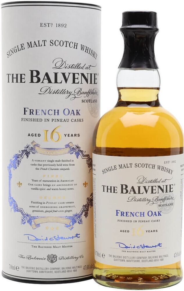 Виски Balvenie French Oak Finished in Pineau Casks 16 Years, 0,7 л