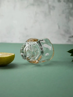 Набор изогнутых шотов, 60 мл, 6 шт. с золотой каймой