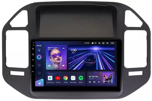 Магнитола для Mitsubishi Pajero 3, Montero 3 1999-2006 (рамка черная) - Teyes CC3 Android 10, Быстрая, CarPlay, SIM-слот