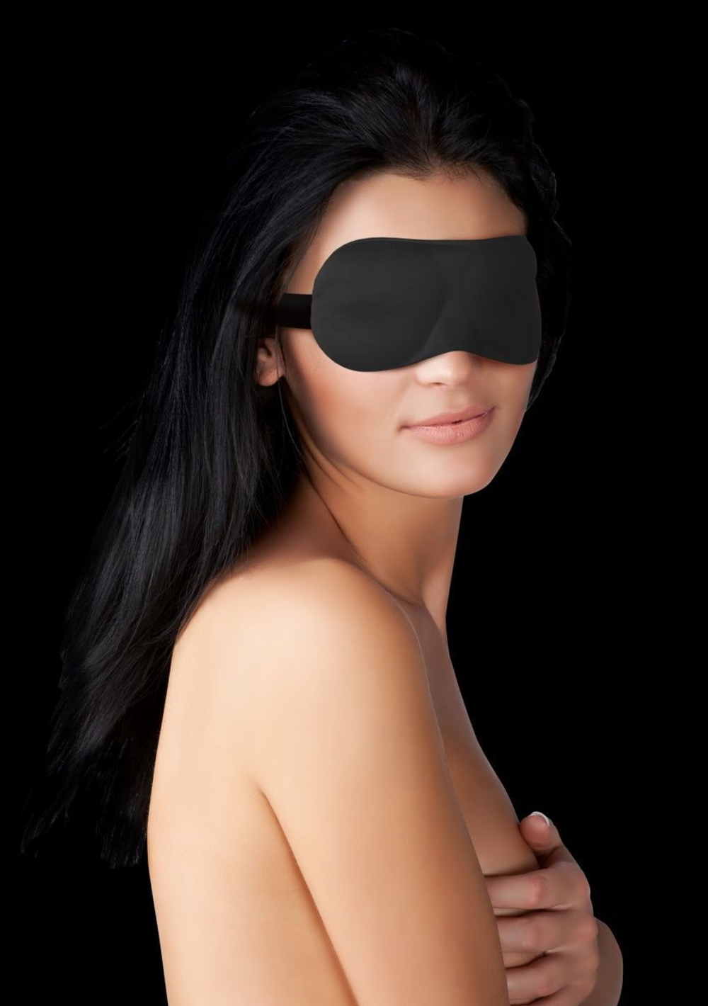 Черная маска Curvy (Цвет: черный)