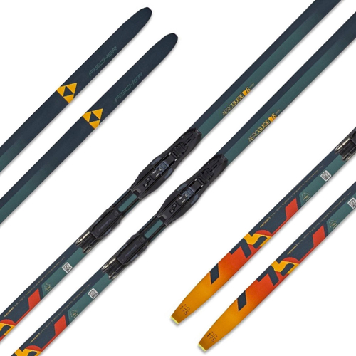 Лыжи FISCHER AEROGUIDE SKATE 75 с креплениями CONTROL SKATE NP27324, коньковые