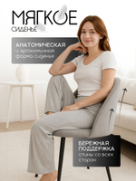 Комплект стульев со спинкой Massagecomplekt, для туалетного столика, букле и велюр