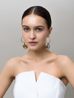 Серьги "The Bomb Congo" Bicolor