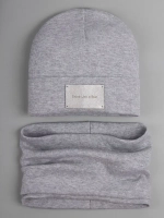 Шапка и снуд для мальчика осенние