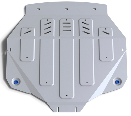 Защита картера и КПП Rival для Acura MDX III (V - 3.5) 2014-2016/Honda Pilot III (V - 3.0) 2016-2019 2018-н.в., штампованная, алюминий 4 мм, с крепежом, 333.0101.1