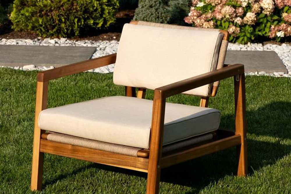 Кресло из акации Joygarden КАЛИСТО, бежевый