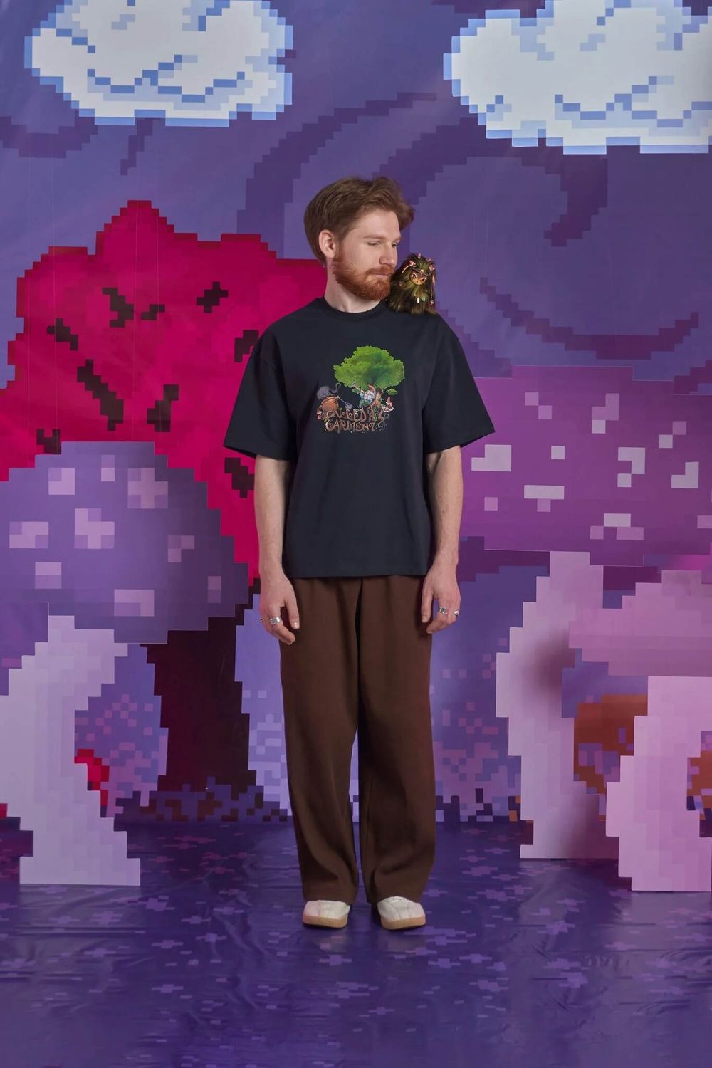 Футболка Called a Garment Roots Liquor обсидиан