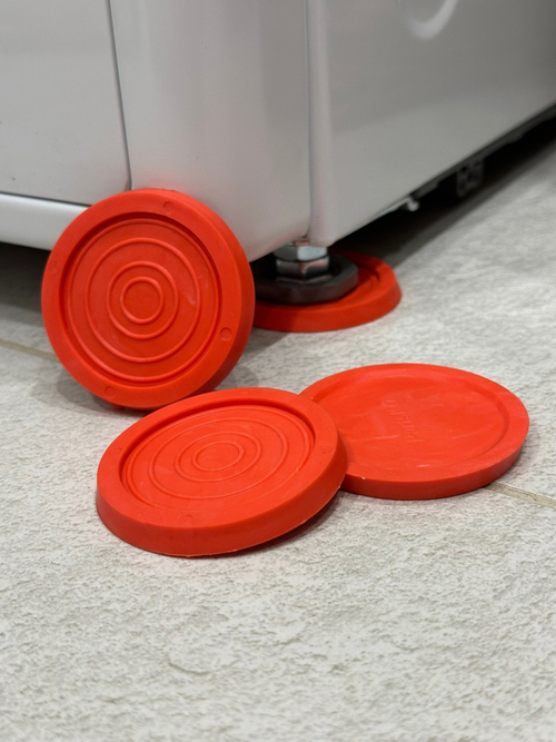 Антивибрационные подставки для стиральной машины SlimLine 4 шт красные