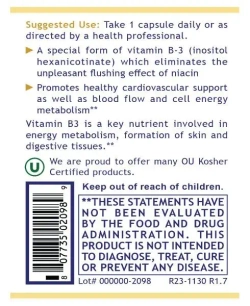 Niacin 60 capsules Premier Research Labs