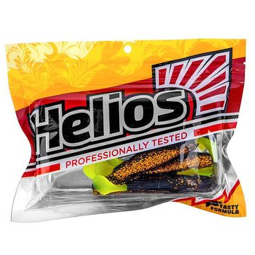 Виброхвост Jap 3,15'/8 см Black Sparkles LT 7шт. (HS-32-033) Helios