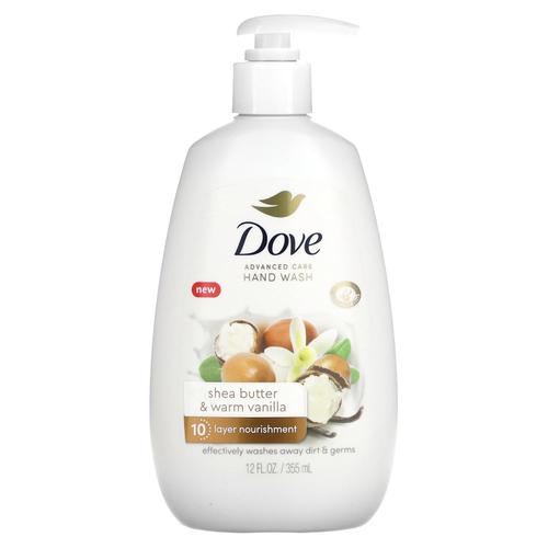 Dove, Средство для мытья рук Advanced Care, масло ши и теплая ваниль, 355 мл (12 жидк. унц.)