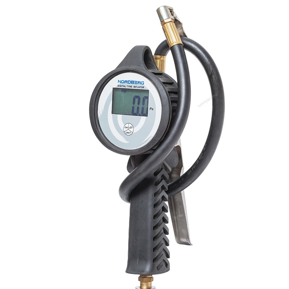 NORDBERG (TI8D) Пистолет для подкачки шин, цифровой, для легковых авто