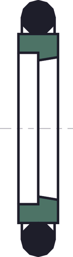 Штоковое уплотнение XB 440x464x8.1 ASTON