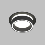 DK2100-BK Встраиваемый светильник NIKO, IP 20, до 15 Вт, GX53, LED, черный, акрил, алюминий