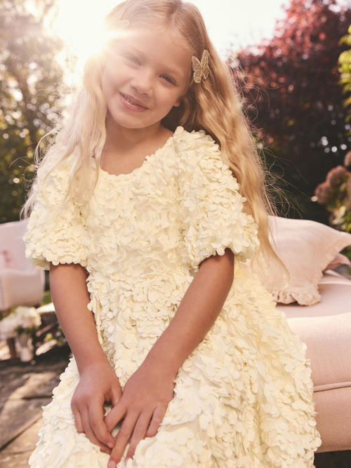 Платье для девочки Next E57-555, Молочный