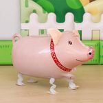 Шар (26"/66 см) Ходячая фигура, Поросенок 1 шт.