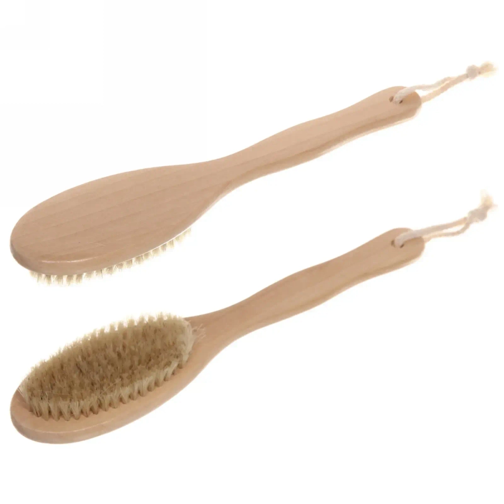 Щетка для тела массажная «BODY- Girl», Длина щетки 30см, ширина 6,5см, щетина 1,5см(средняя)