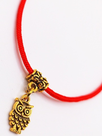 Красная нить от сглаза. Сова