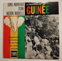 Винтажная виниловая пластинка LP Sons Nouveaux DUne Nation Nouvelle La Republique de Guinee (Гвинея 1961) (Красный Винил)