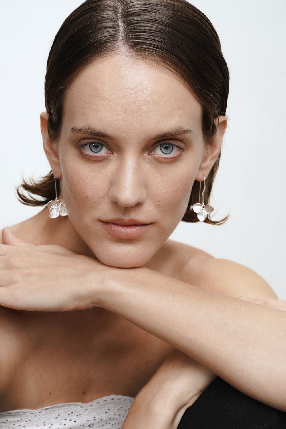 Серьги Гортензия Гранд