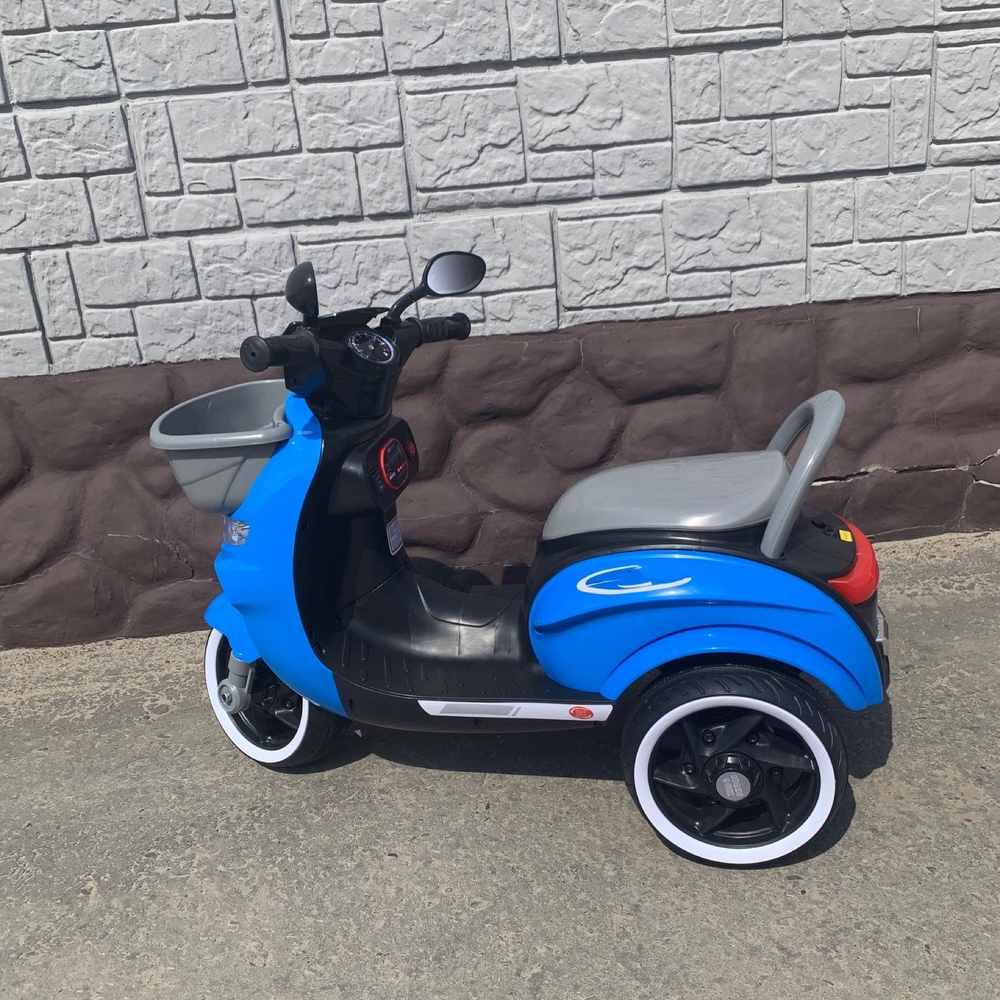 Детский 3-х колесный мотоцикл синий