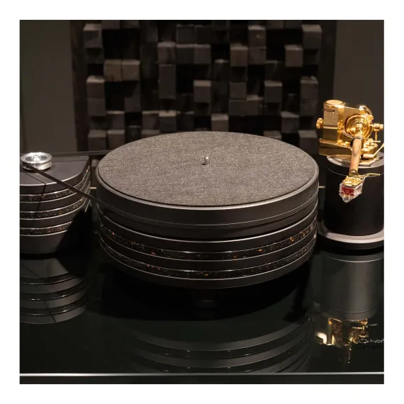 Auris Bayadere 5 Black Hawk 24k Gold Tonearm Black/Gold