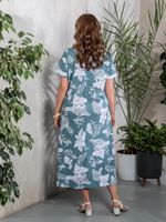 Платье Спотти Виотекс СЕРО-ЗЕЛЁНЫЙ