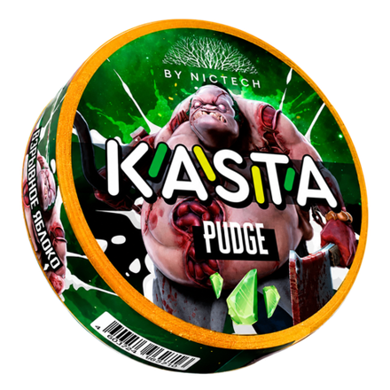 KASTA DOTA PUDGE (120 МГ) - ЗЕЛЕНОЕ ЯБЛОКО, ЖВАЧКА