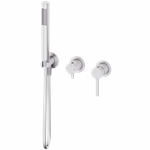 Смеситель для душевой системы встраиваемый WONZON & WOGHAND STICK, Брашированный никель (WW-838017-BN)