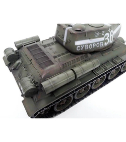 Р/У танк Taigen 1/16 T34-85 (СССР) дым (для ИК боя) V3 2.4G RTR