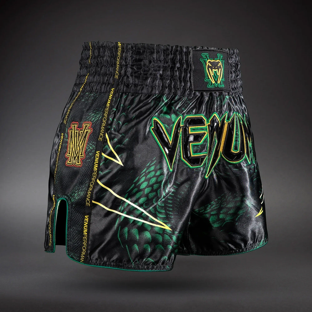 Шорты Venum Matupa Muay Thai black/green/gold