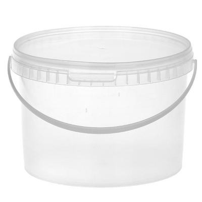 Ведро п/э с кр. 5,0 л (неокр) Луч (60 шт.) с ручкой