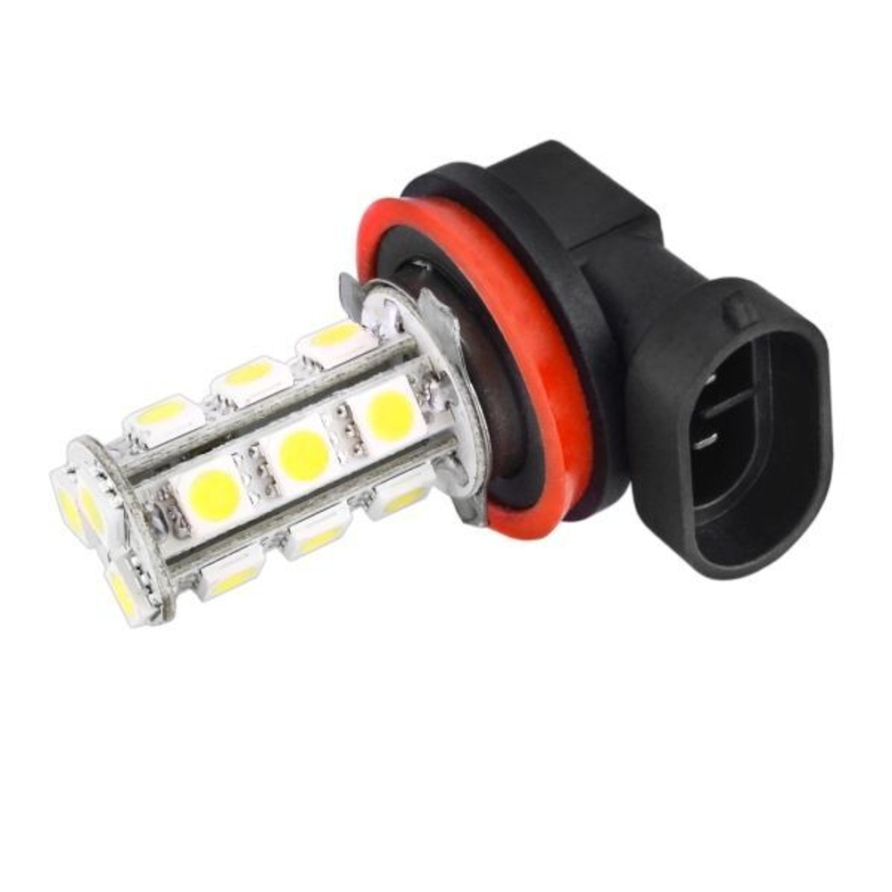 Лампа светодиодная H11 18 SMD 12V 1-конт. белый 2 шт. Skyway